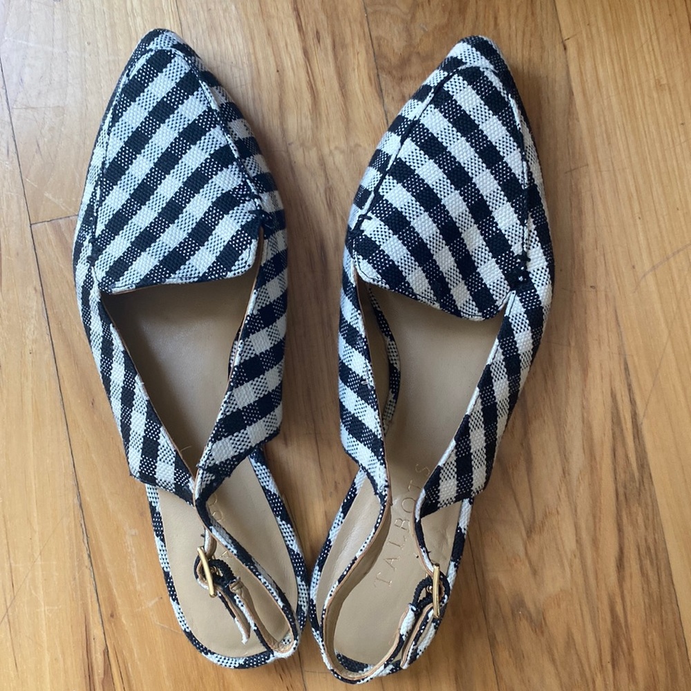 Talbots sling-back flats